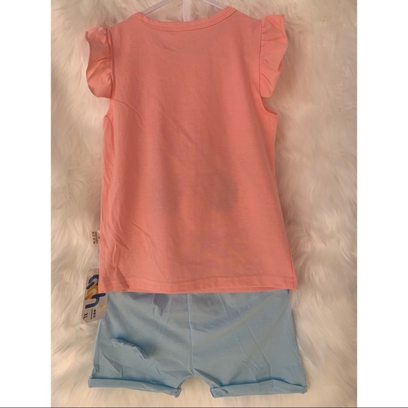 ❤️Casual t-shirt & short two pieces set - Picture 7 of 8